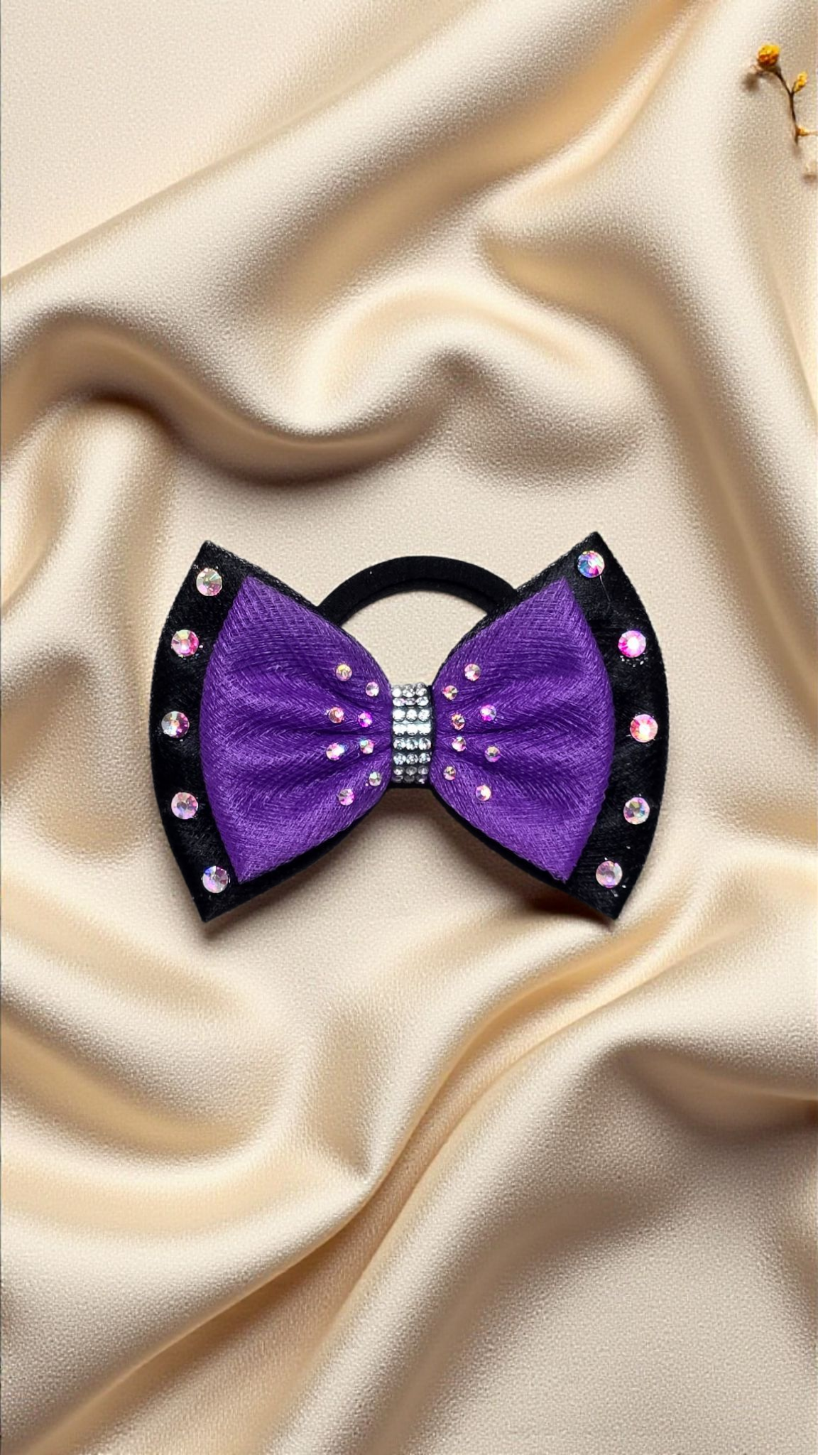 Black with Royal Purple