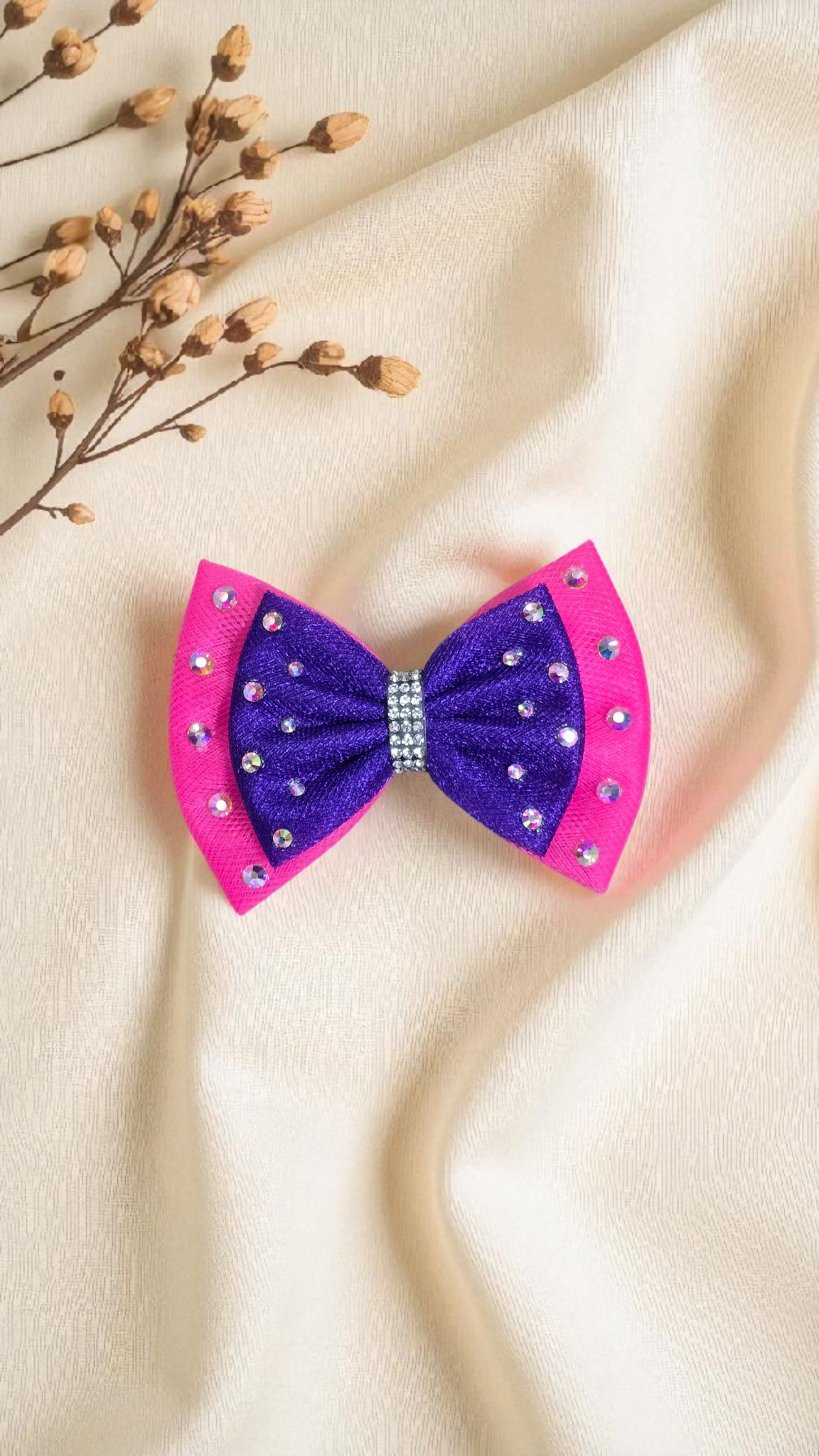 Hot Pink with Royal Purple