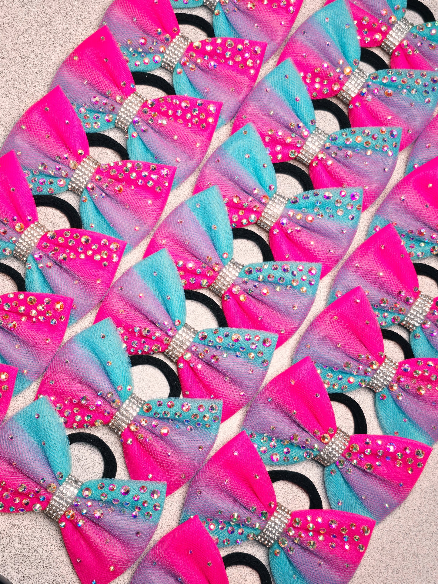 Neon Pink and Blue