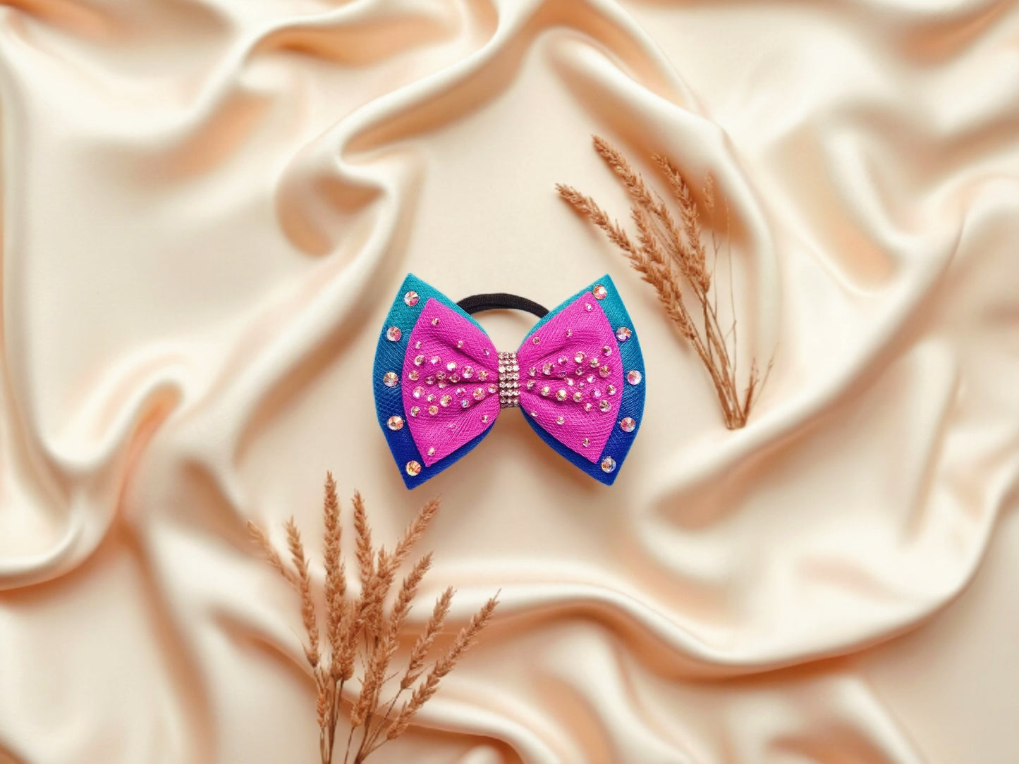 Ocean Blue With Berry Pink