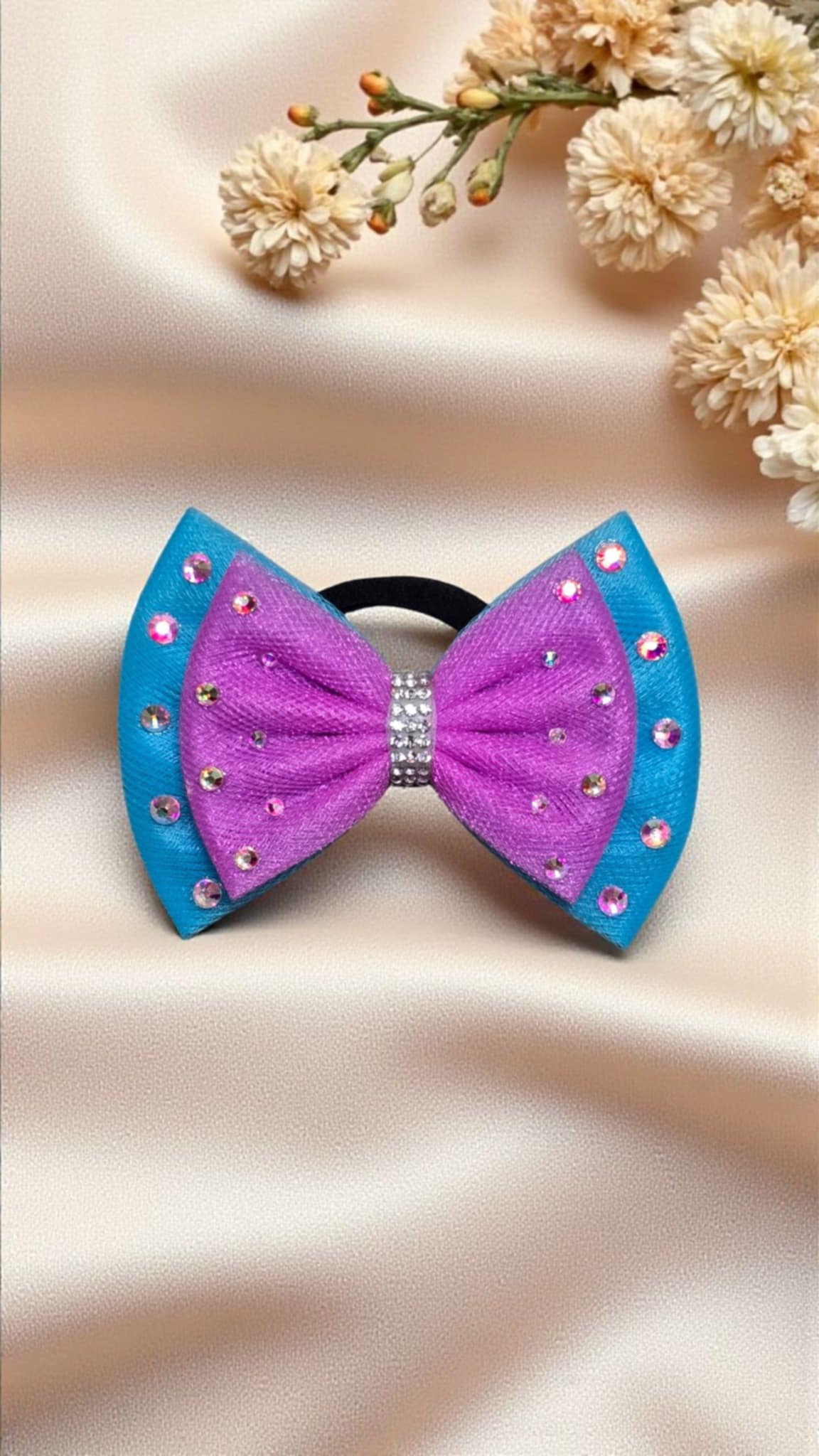 Capri blue and Violet