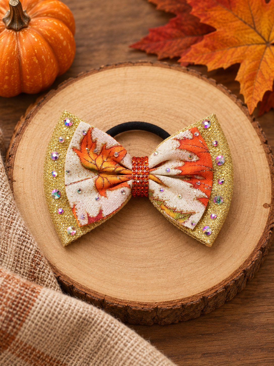Autume Leaf Bow