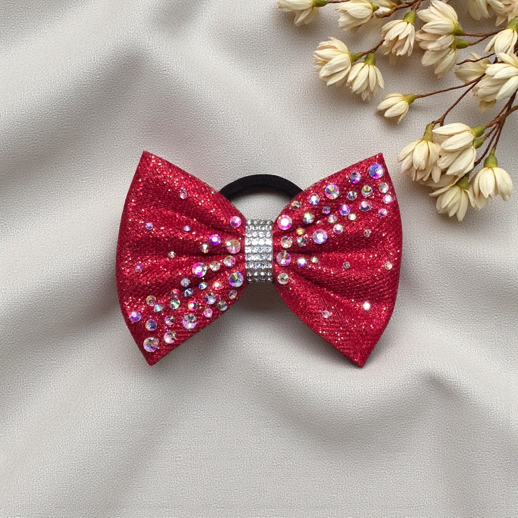 Glitter Red Bow