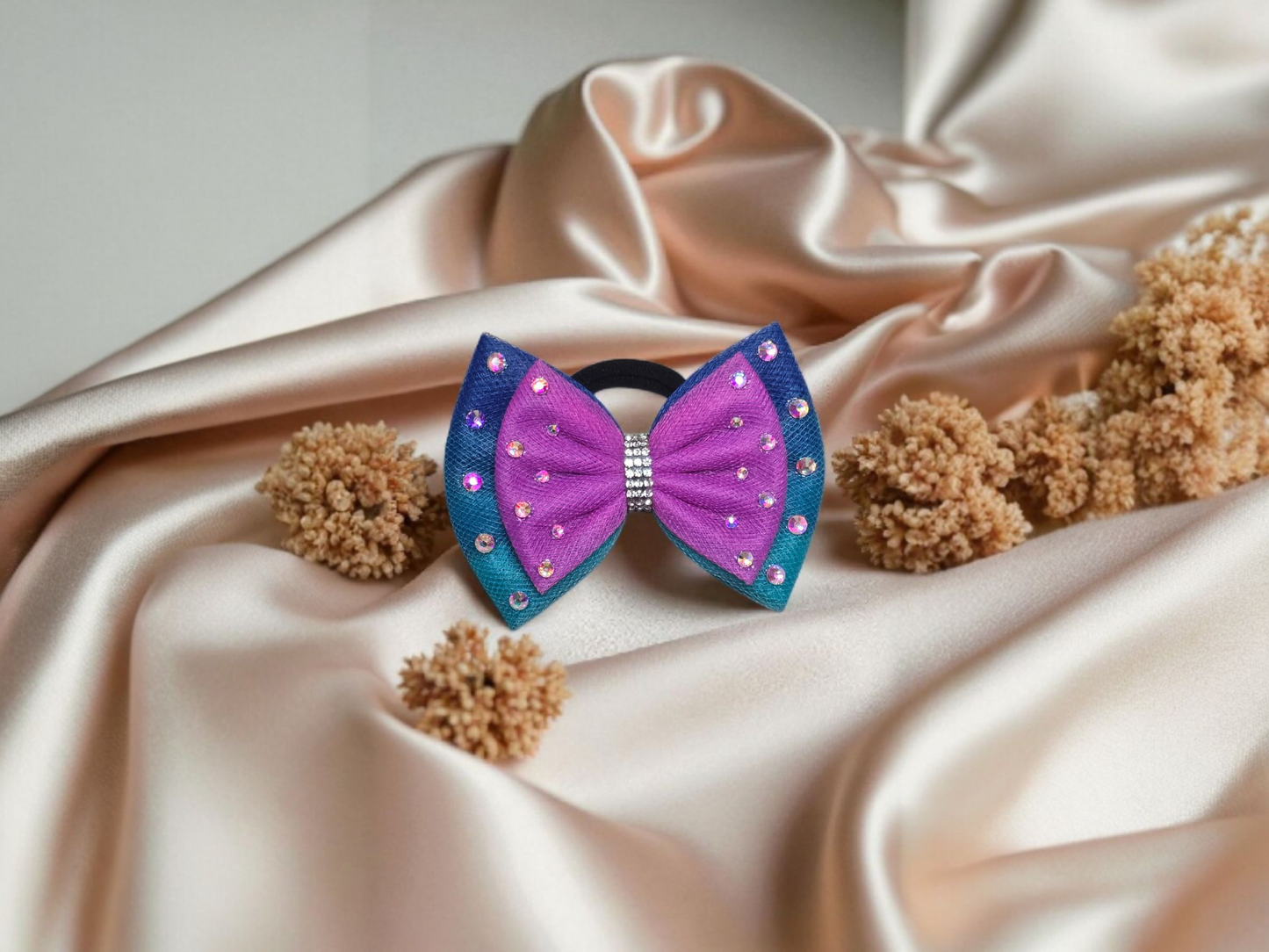 Ocean blue with Berry Pink