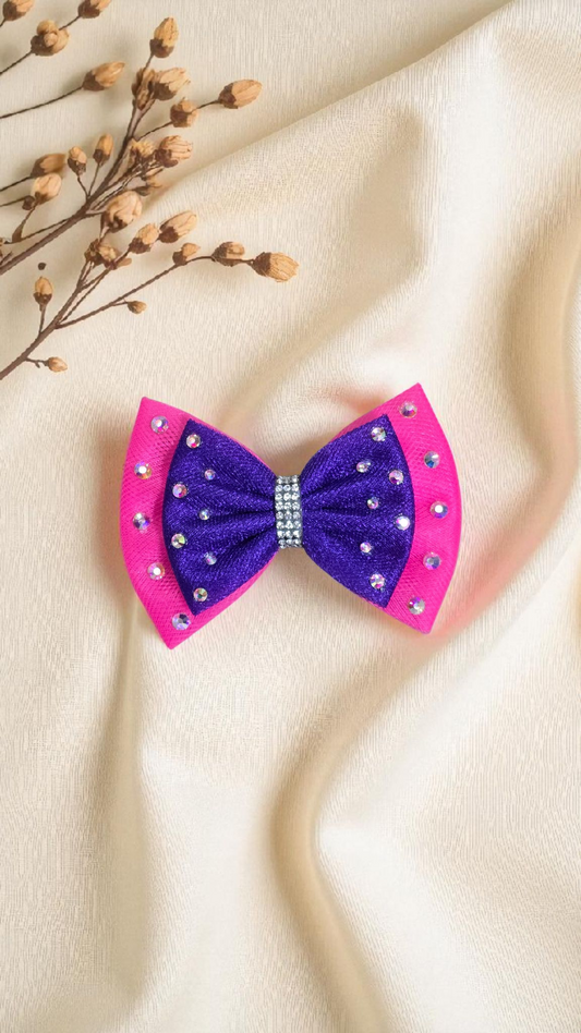 Hot Pink with Royal Purple