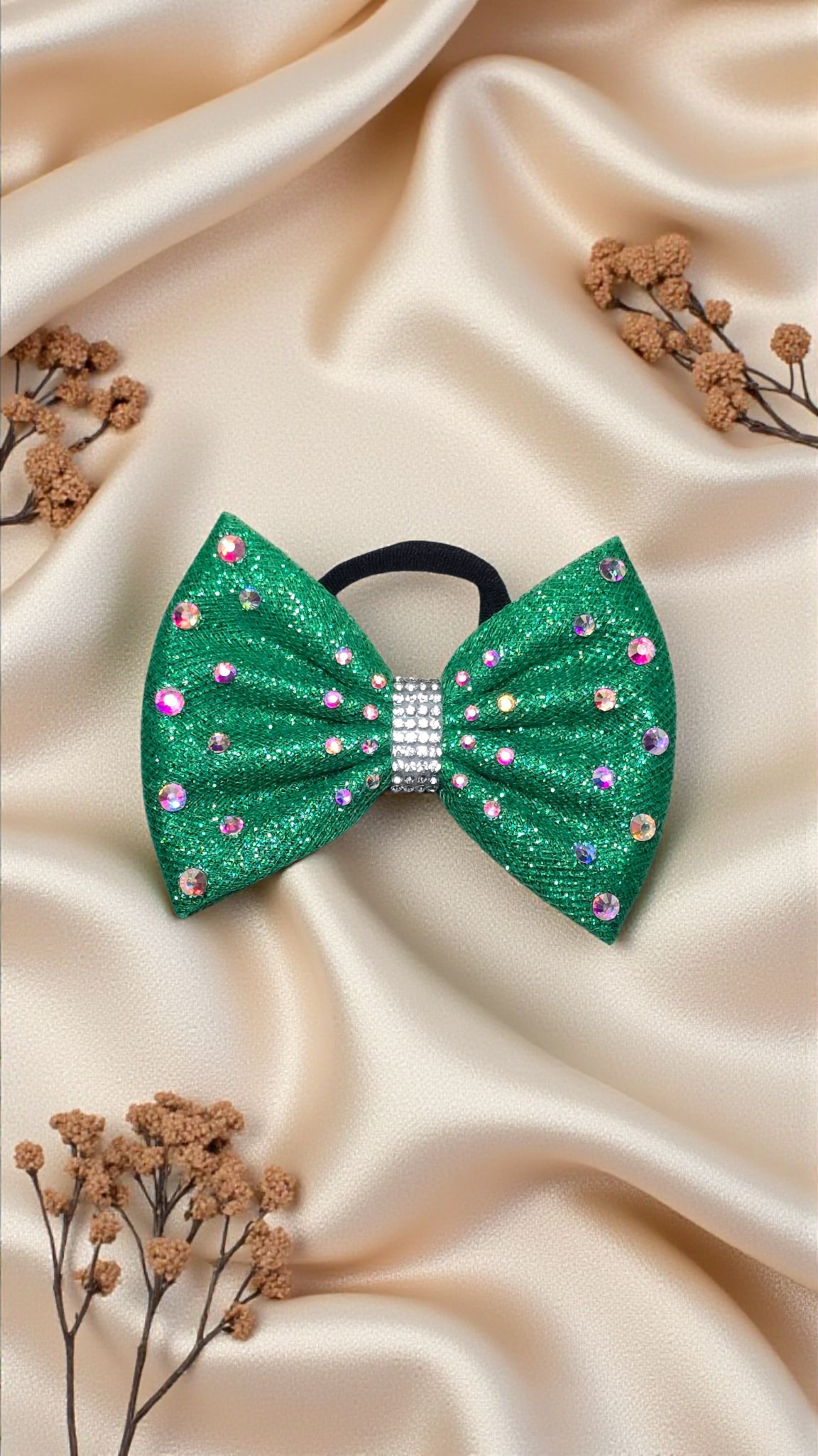 Glitter Christmas Green