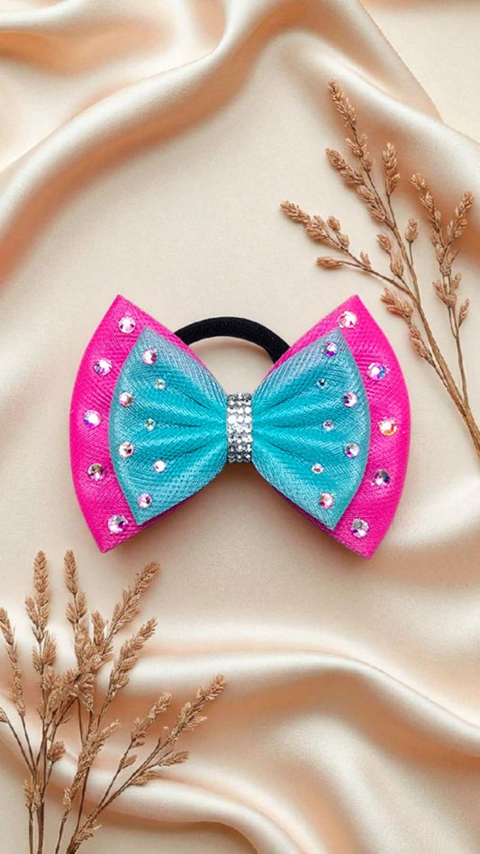 Hot Pink with Turquoise