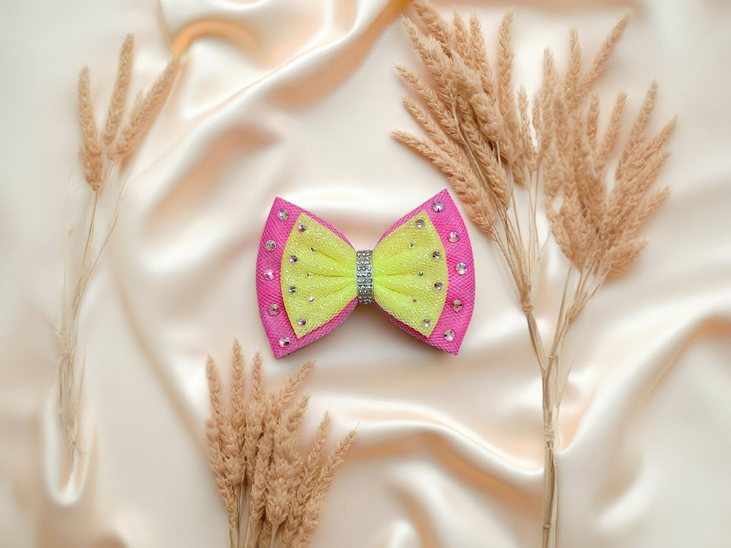 Neon Pink with Yellow