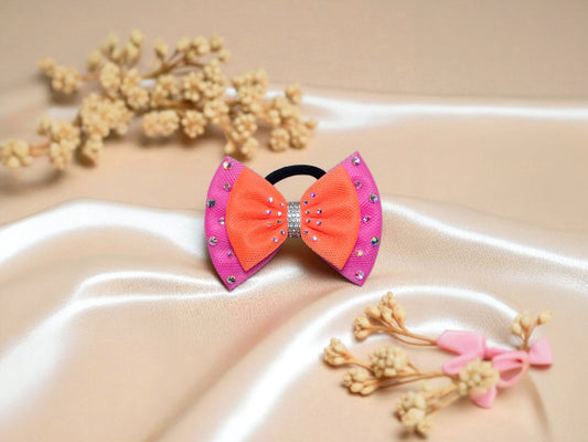 Neon Pink with Orange