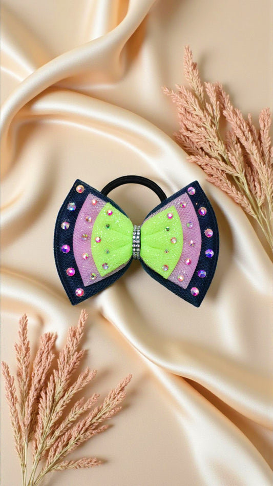 Navy, Pink, Neon Green