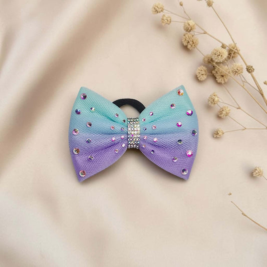 Light Blue Lavender Ombre Bow