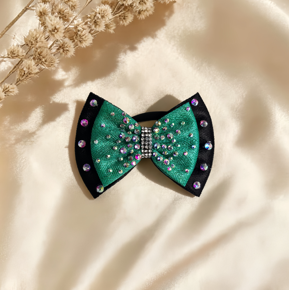 Black and Green Sparkle