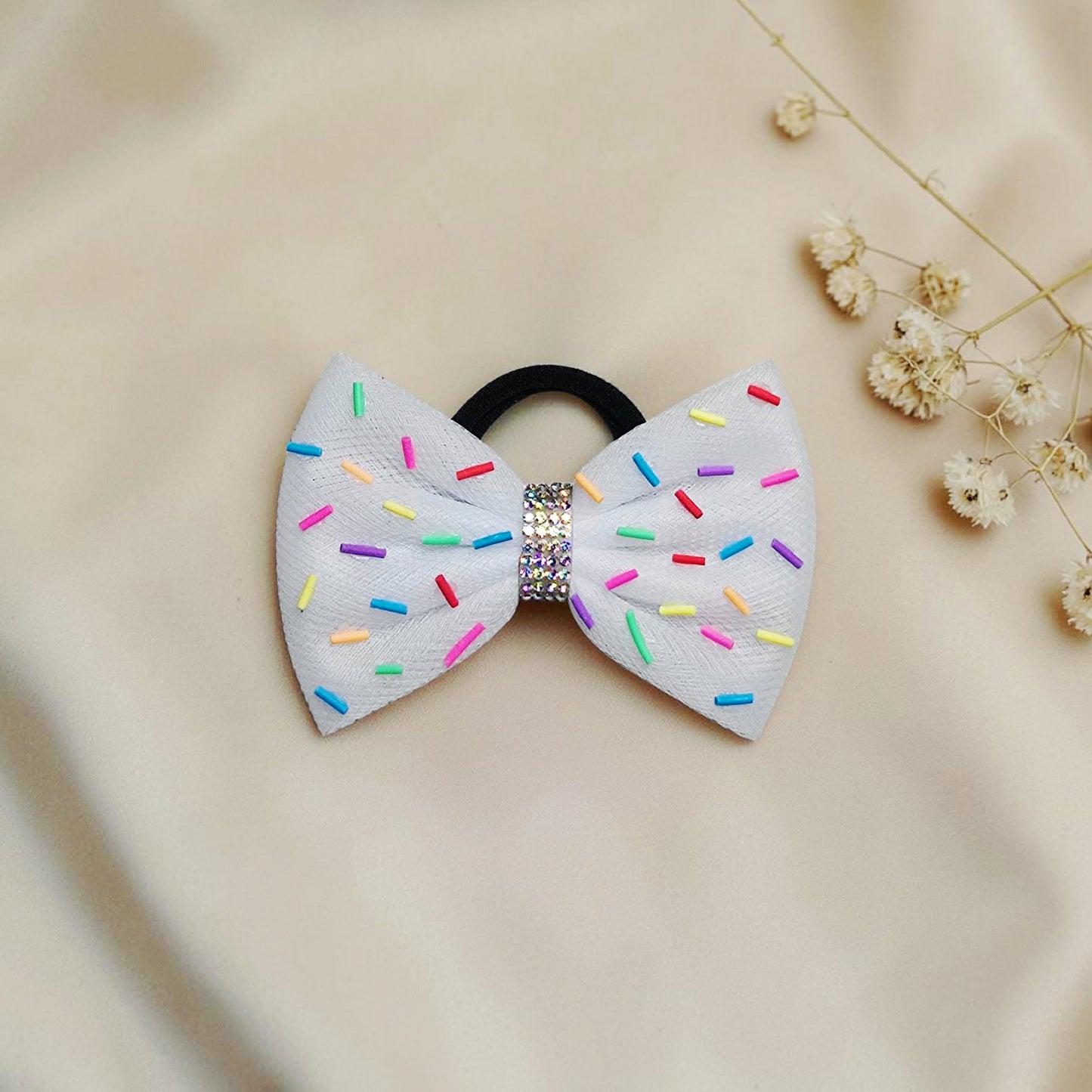 Ice Cream Sprinkle Bow