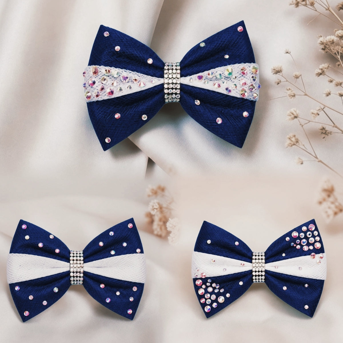 Navy With White Sash