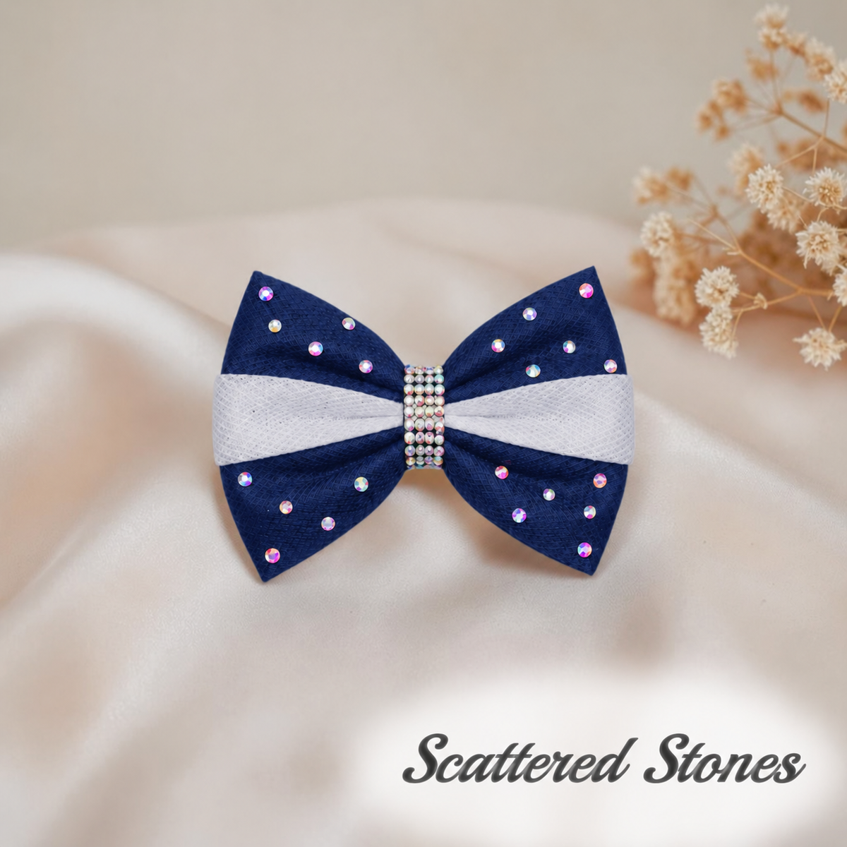 Navy With White Sash