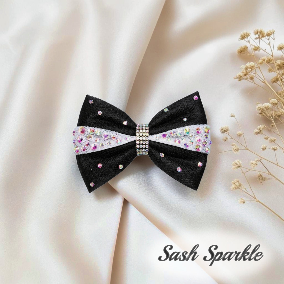 Black With White Sash