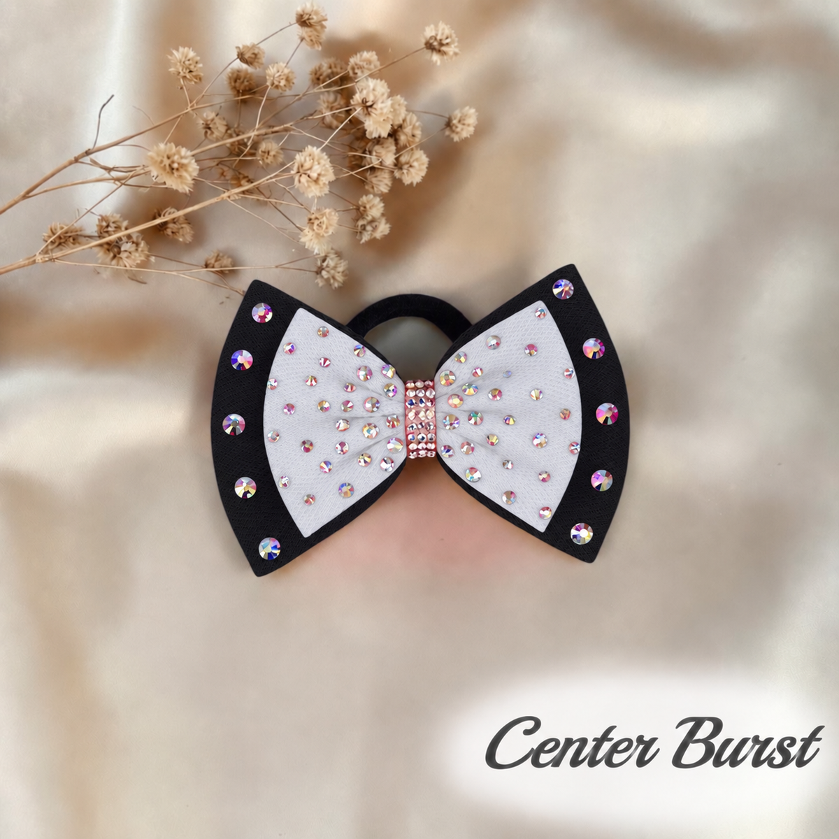 White on Black Bow