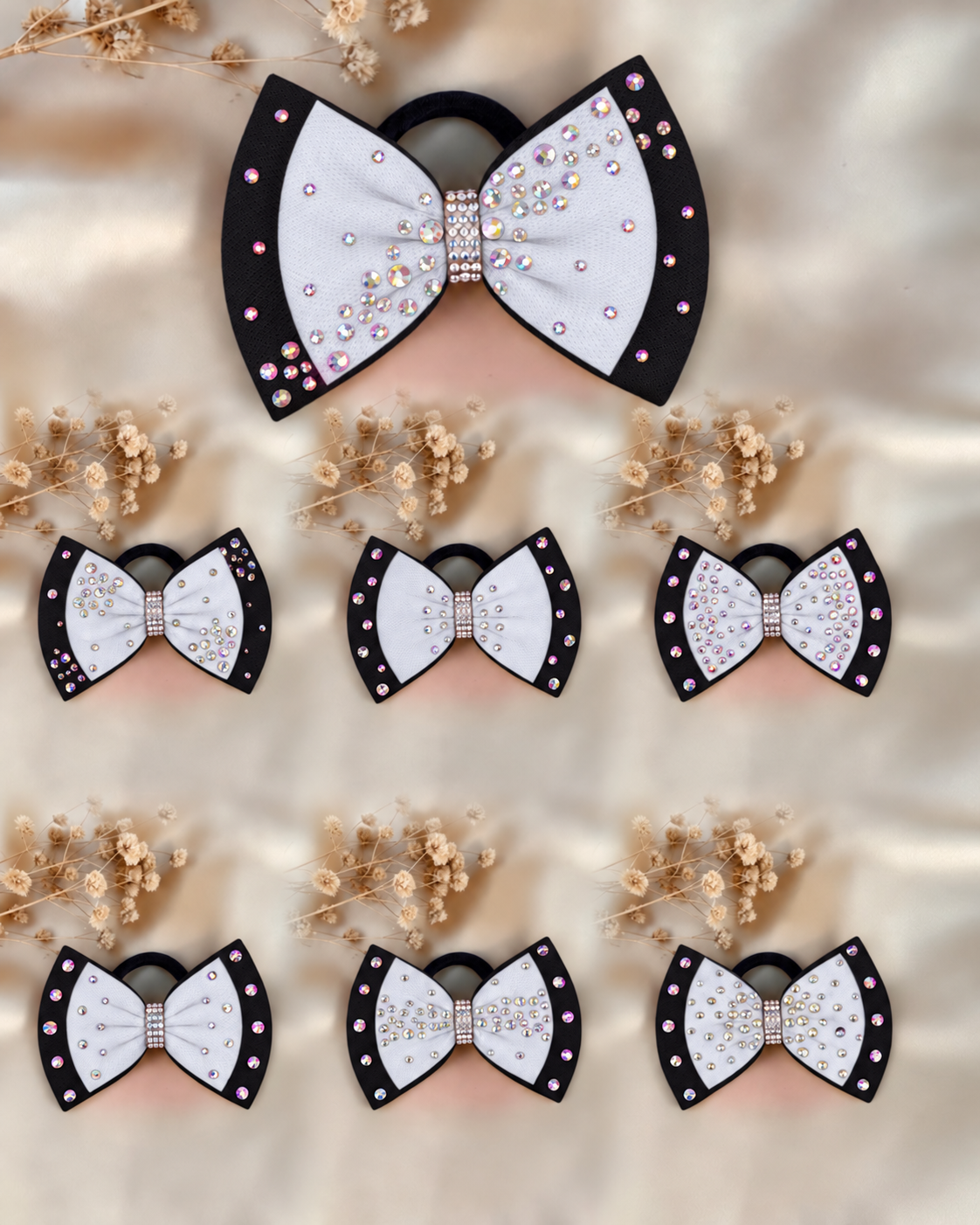 White on Black Bow